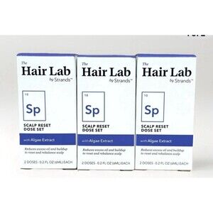 NEW The Hair Lab By Strands - Sp - Scalp Reset Dose LOT of 3